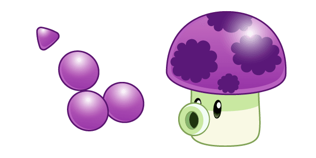 Plants vs. Zombies Puff-Shroomcustom cursor pack