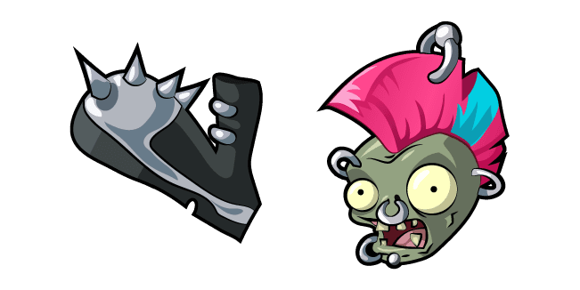 Plants vs. Zombies Punk Zombiecustom cursor pack