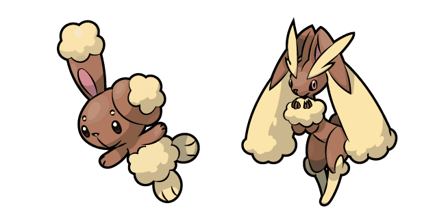 Pokemon Buneary and Lopunnycustom cursor pack