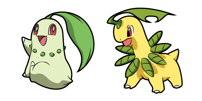 Pokemon Chikorita and Bayleefcustom cursor pack