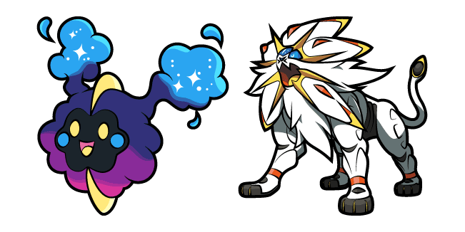 Pokemon Cosmog and Solgaleocustom cursor pack