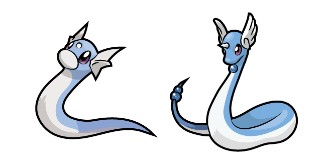 Pokemon Dratini and Dragonaircustom cursor pack