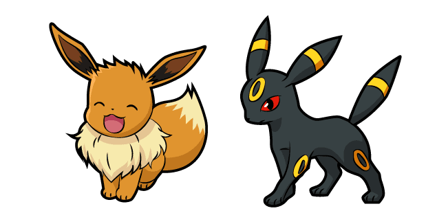 Pokemon Eevee and Umbreoncustom cursor pack