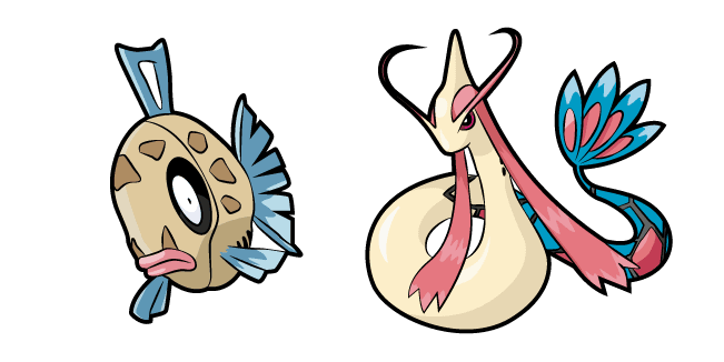 Pokemon Feebas and Miloticcustom cursor pack