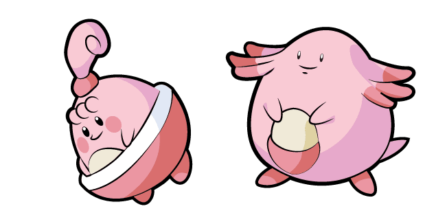 Pokemon Happiny and Chansey custom cursor pack