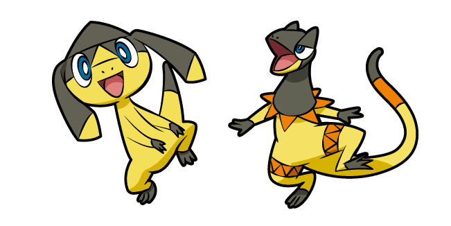 Pokemon Helioptile and Helioliskcustom cursor pack