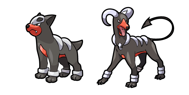 Pokemon Houndour and Houndoomcustom cursor pack