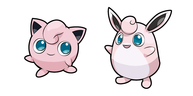 Pokemon Jigglypuff and Wigglytuffcustom cursor pack