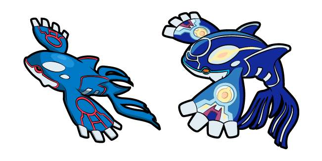 Pokemon Kyogre and Primal Kyogrecustom cursor pack