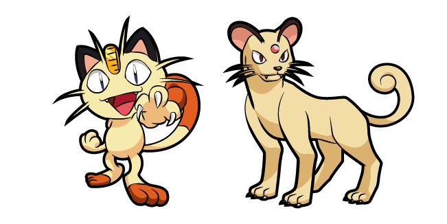 Pokemon Meowth and Persiancustom cursor pack