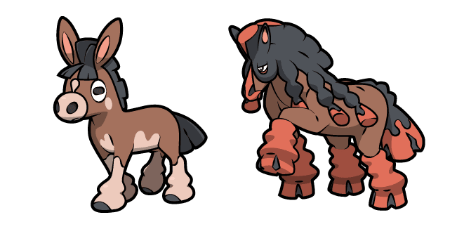 Pokemon Mudbray and Mudsdalecustom cursor pack