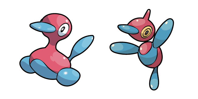 Pokemon Porygon2 and Porygon-Zcustom cursor pack