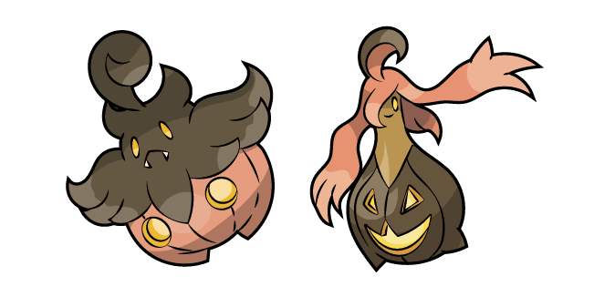 Pokemon Pumpkaboo and Gourgeistcustom cursor pack