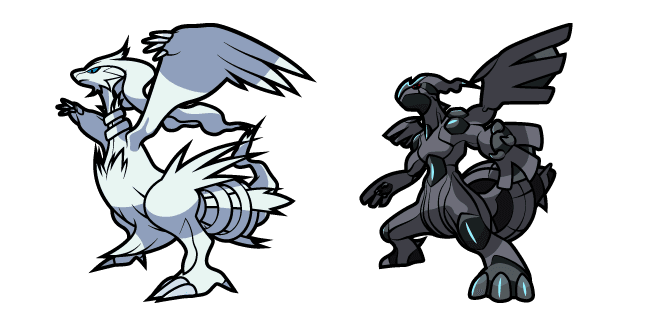 Pokemon Reshiram and Zekromcustom cursor pack