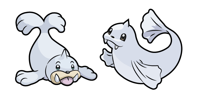 Pokemon Seel and Dewgongcustom cursor pack