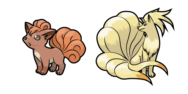 Pokemon Vulpix and Ninetalescustom cursor pack