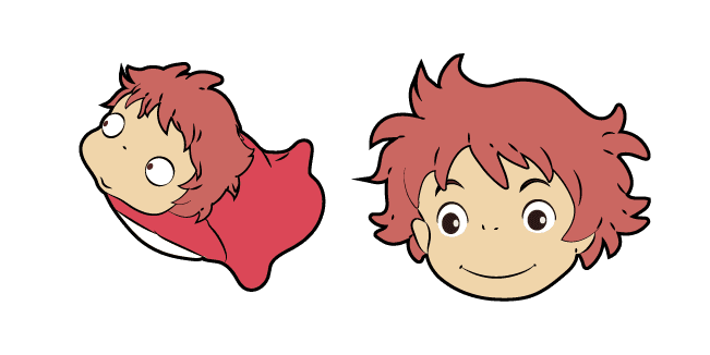 Ponyo Human and Ponyo Fishcustom cursor pack