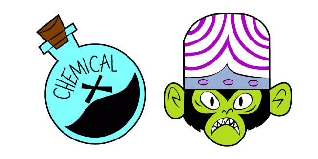 Powerpuff Girls Z Mojo Jojo and Chemical Xcustom cursor pack