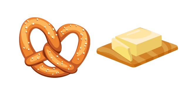 Pretzel and Buttercustom cursor pack