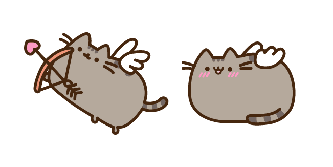 Pusheen Cupidcustom cursor pack