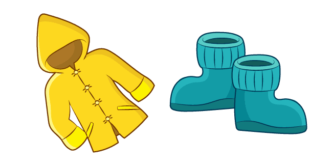 Rain Coat and Bootscustom cursor pack