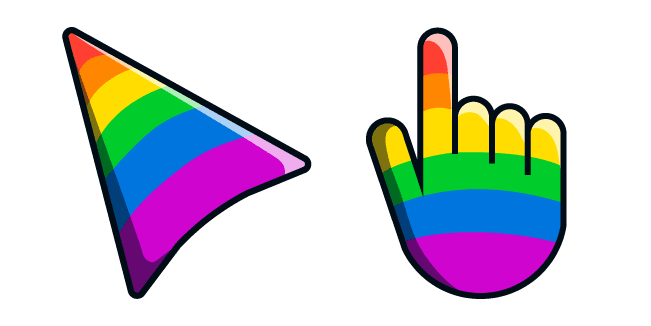 Rainbowcustom cursor pack