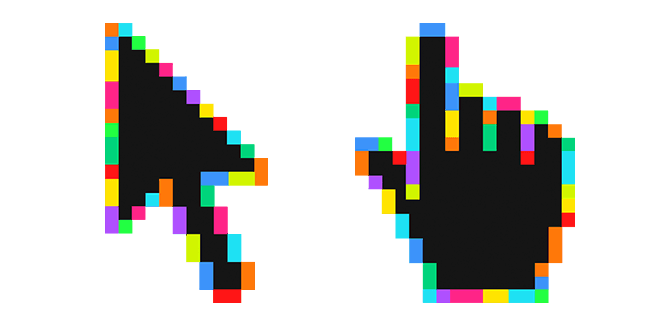 Random Pixelcustom cursor pack