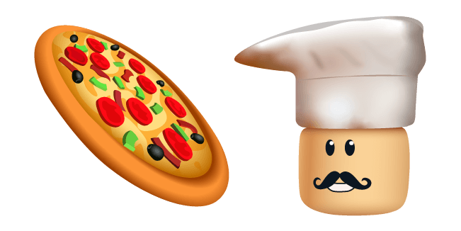 Roblox Work at a Pizza Place Cook and Pizzacustom cursor pack