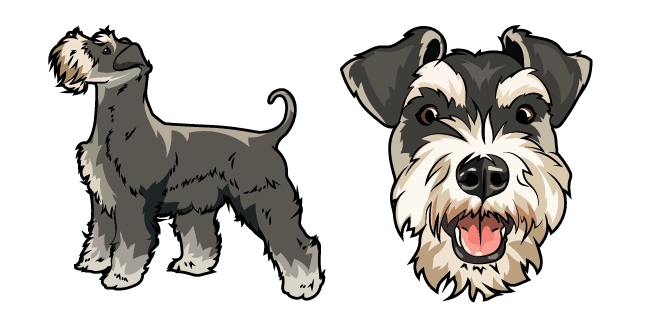 Schnauzer Dogcustom cursor pack