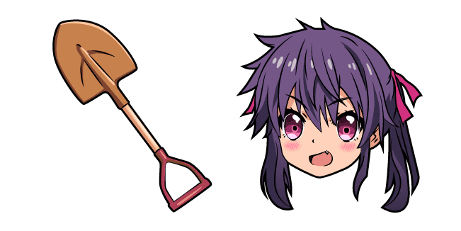 School-Live! Kurumi Ebisuzawa and Shovelcustom cursor pack