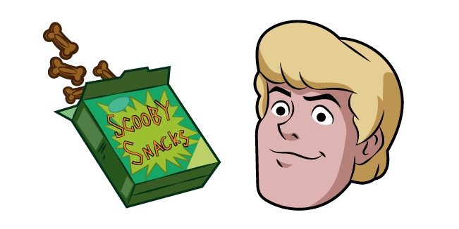 Scooby-Doo Fred Jones and Scooby Snackscustom cursor pack