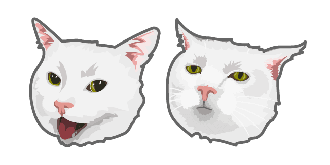 Serious Cat Memecustom cursor pack