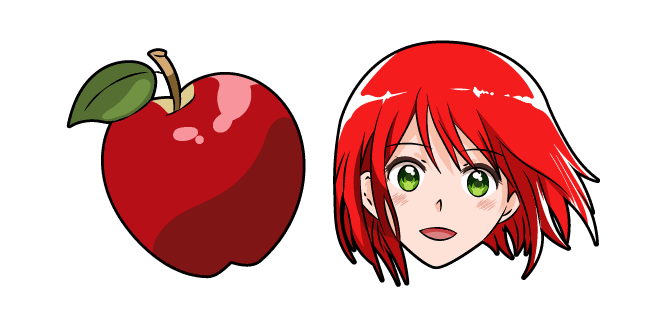 Snow White with the Red Hair Shirayuki and Applecustom cursor pack