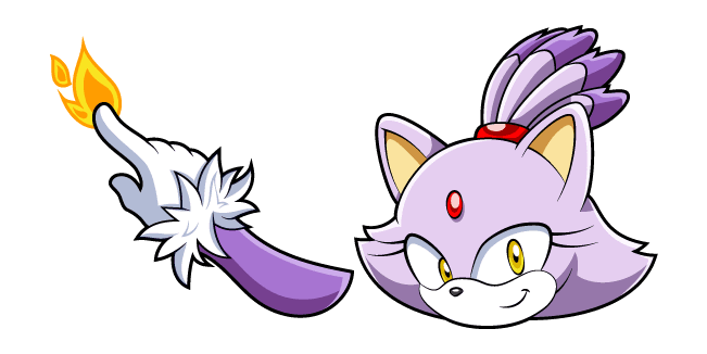 Sonic Blaze the Catcustom cursor pack