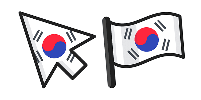 South Korea Flagcustom cursor pack