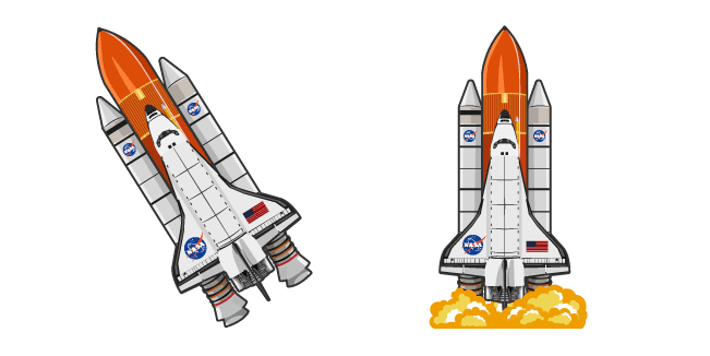 Space Shuttlecustom cursor pack