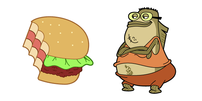 SpongeBob Bubble Bass and Crab's Burgercustom cursor pack