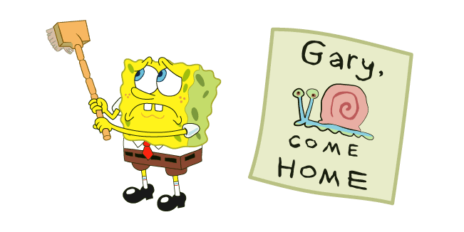 SpongeBob Gary Come Homecustom cursor pack