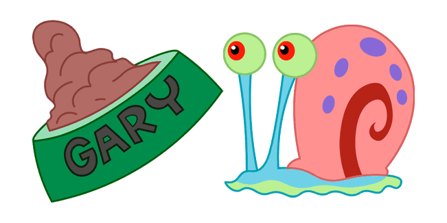 SpongeBob Gary the Snail Food Bowlcustom cursor pack