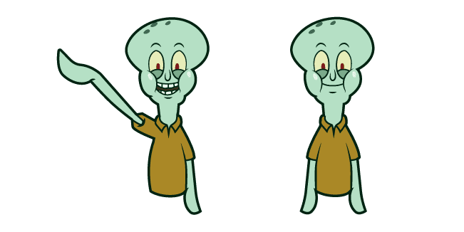 SpongeBob Normal Squidwardcustom cursor pack