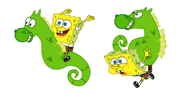 SpongeBob and Mystery the Seahorsecustom cursor pack