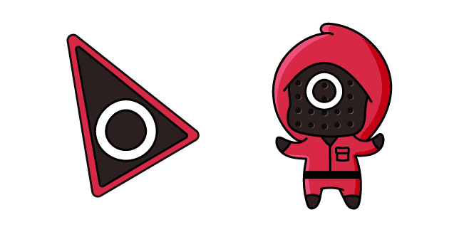 Squid Game Masked Workercustom cursor pack