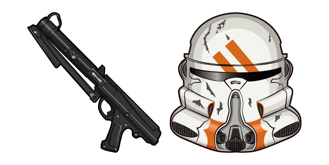 Star Wars Clone Paratrooper and DC-15Scustom cursor pack