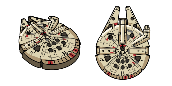 Star Wars Millennium Falconcustom cursor pack