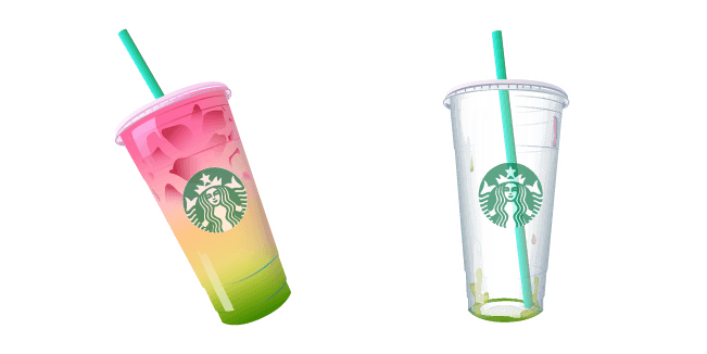 Starbucks Rainbow Drinkcustom cursor pack