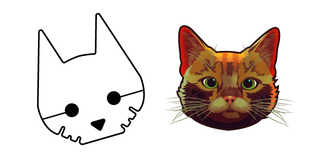 Stray Catcustom cursor pack