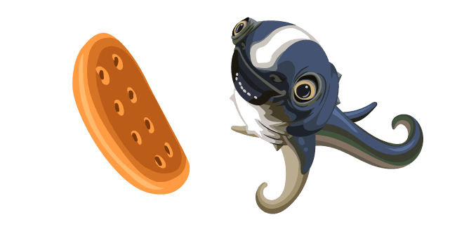 Subnautica Cuddlefish and Cookiecustom cursor pack