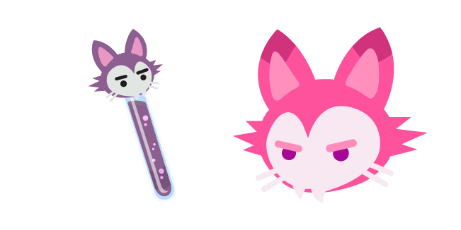 Super Animal Royale Super Bubblegum Skullcat and DNAcustom cursor pack