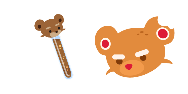 Super Animal Royale Super Gingerbread Bear and DNAcustom cursor pack