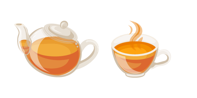 Tea and Teapotcustom cursor pack